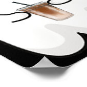 シーズン不気味カワイリトル幽霊アイスコーヒハロー ポスター (角)