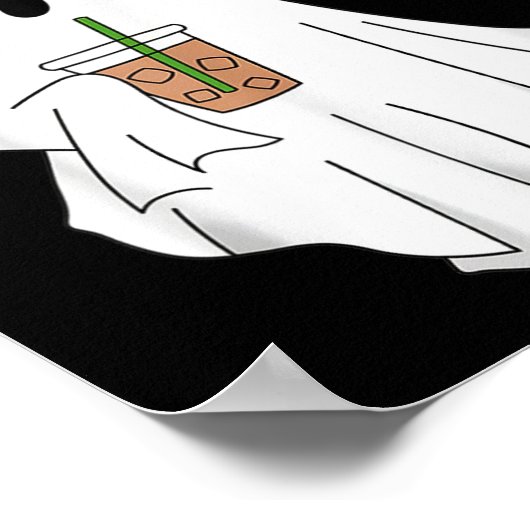 シーズン不気味キュートブジェ幽霊ハロウィーンの衣装 ポスター (角)