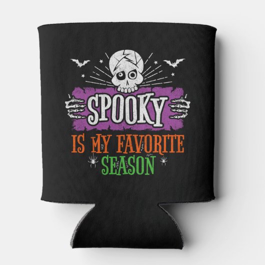 シーズン不気味スホラースケルトンこうもりハッピーハローウィン 缶クーラー (裏面)