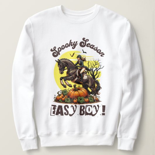 シーズン不気味ズホース スウェットシャツ (デザイン正面)