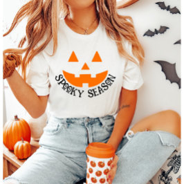 シーズン不気味ハロウィーンのカボチャのちょうちんハロウィーンTシャツ トライブレンドＴシャツ
