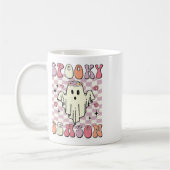 シーズン不気味ハロウィーンの衣装 コーヒーマグカップ (左)