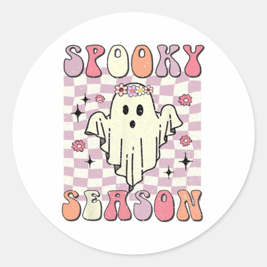 シーズン不気味ハロウィーンの衣装 ラウンドシール (正面)