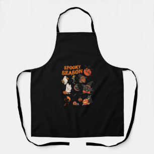 シーズン不気味ハロウィーンブラックキャットウィッチ幽霊ポンプ エプロン