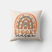 シーズン不気味ハロウィーンレインボー秋 クッション (裏面)