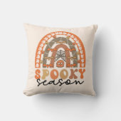 シーズン不気味ハロウィーンレインボー秋 クッション (正面)