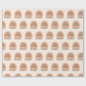 シーズン不気味ハロウィーンレインボー秋 ラッピングペーパー (フラット)