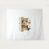 シーズン不気味ハロウィーン犬 タペストリー (正面(横))