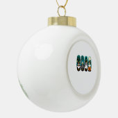 シーズン不気味ハロウィーン セラミックボールオーナメント (左)