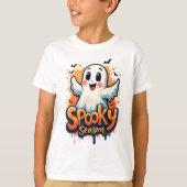シーズン不気味ハロウィーン Tシャツ (正面)