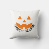シーズン不気味パンプキン顔ハロウィーン クッション (裏面)