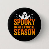 シーズン不気味幽霊こうもり怖いハッピーハローウィン 缶バッジ (正面)