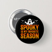 シーズン不気味幽霊こうもり怖いハッピーハローウィン 缶バッジ (正面&裏面)