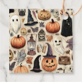 シーズン不気味 – ハロウィーンメッセージカード フェイバータグ (裏面)