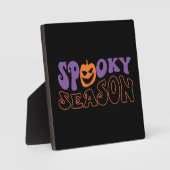 シーズン不気味 – 面白いハロウィーン フォトプラーク (正面)