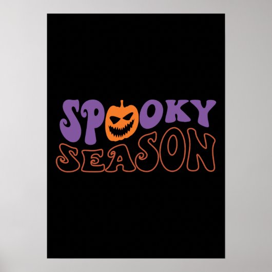 シーズン不気味 – 面白いハロウィーン ポスター (正面)