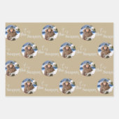 シーズン中の写真セット3 ラッピングペーパーシート (正面)