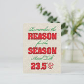 シーズン冬の至葉書の理由 ポストカード (スタンド正面)