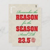 シーズン冬の至葉書の理由 ポストカード (正面/裏面)