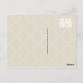 シーズン冬の至葉書の理由 ポストカード (裏面)