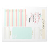 シーズン引用文の毎日のプランナーリストがある ノートパッド (正面)