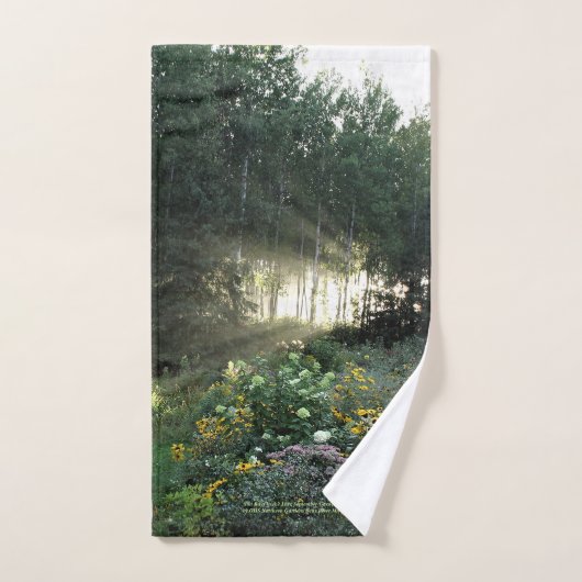 シーズン後半の庭園で太陽の光をフル ハンドタオル (ハンドタオル)