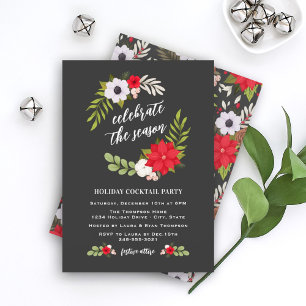 シーズン祝ス・クリスマス・グリーンリース 招待状