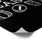 シーズン秋のカボチャかわいい紅葉 ポスター (角)