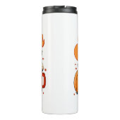 シーズン秋のカボチャとサッカーを疲らす タンブラー (裏面)