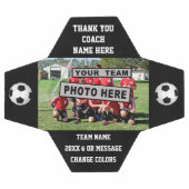 シーズン終了の贈り物のアイディアサッカーコーチ，カスタム サッカーボール (フラット)