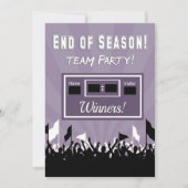 シーズン終了チームパーティの招待状 招待状 (正面)