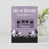 シーズン終了チームパーティの招待状 招待状 (スタンド正面)