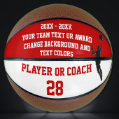 シーズン終了バスケットボール賞のアイディア パーソナライズされた バスケットボール