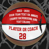 シーズン終了バスケットボール賞のアイディア パーソナライズされた バスケットボール