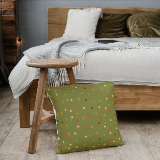 シーズン自然パターン クッション