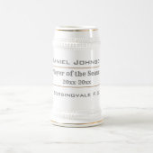 シーズン賞のスポーツ選手またはサッカークラブ選手 ビールジョッキ (中央)