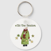 シーズン雪だるまTシャツとギフト キーホルダー (正面)