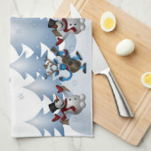 シーズン・グリーティング キッチンタオル (四つ折り)