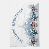 シーズン・グリーティング キッチンタオル (縦)
