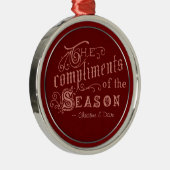 シーズンCC0296クリスマスオーナメントの賛辞 メタルオーナメント (右)