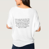 シーズンIIクリスマスバイブルの聖句の理由 Tシャツ (裏面)