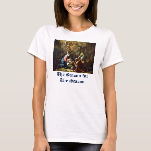 シーズンIIクリスマスバイブルの聖句の理由 Tシャツ (正面)