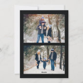 シーズンJOYホリデーエレメンツホリデーフォトカード シーズンカード (裏面)