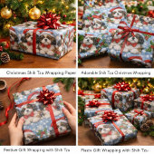シーズー クリスマス ギフト包装紙 ラッピングペーパー