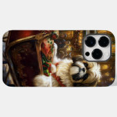 シーズー クリスマス フェスティブシーズン Case-Mate iPhoneケース (裏面 (横))