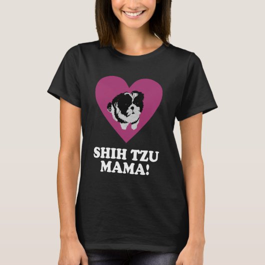 シーズー・ママ Tシャツ (正面)