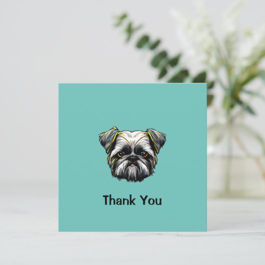 シーズー 感謝 招待状 (スタンド正面)