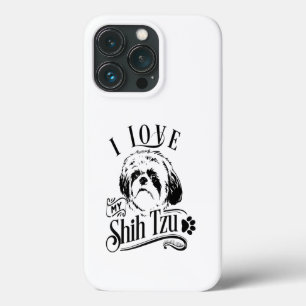 シーズー(犬)が好き~かわいい動物のペットペー犬の愛~ iPhone 13 PROケース