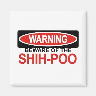 シーズー（犬）に用心する マグネット