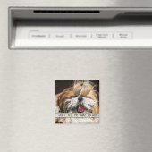 シーズー(犬)のおもしろい舌を私に何をすべきか教えてはいけない マグネット (インサイチュ (食洗機))